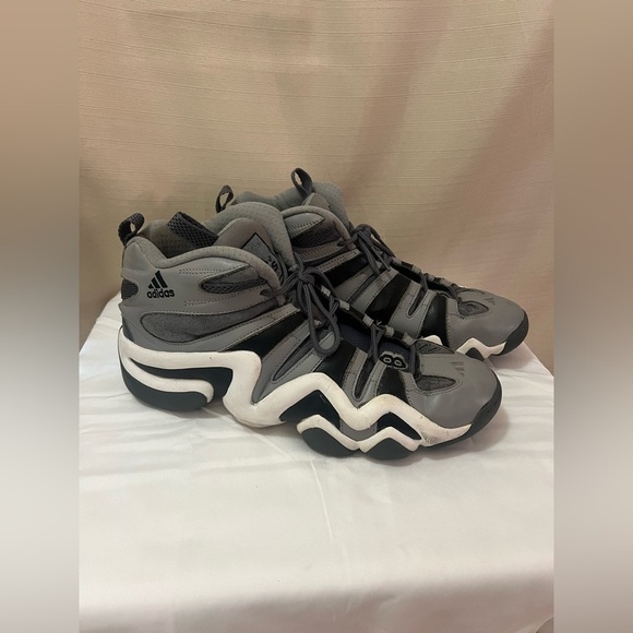 Men’s Adidas Gray and Black Sneakers size 14 sporty running basketball - Picture 4 of 8